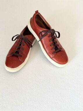Marc Joseph Union Square Leather Sneakers, Size Mens 7/40, Cognac